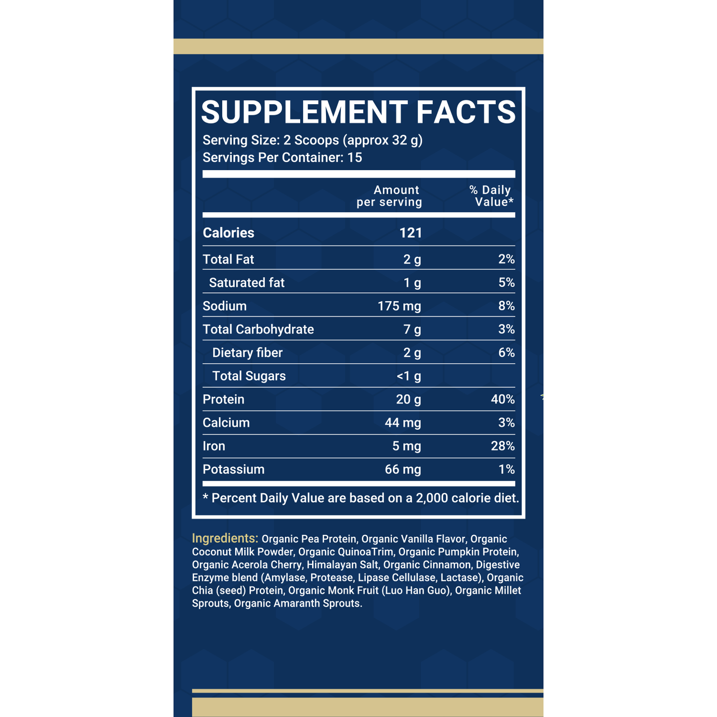 Organic Clean Protein 480g