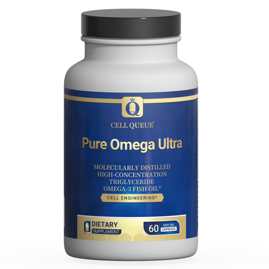Pure Omega 3 Fish Oil Supplement - 820mg high-concentration