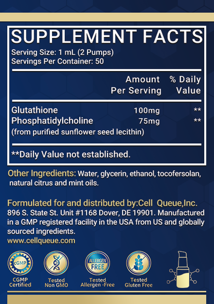 SUPER GSH Liposomal Glutathione,Superior Absorption Oral Liquid Glutathione Supplement