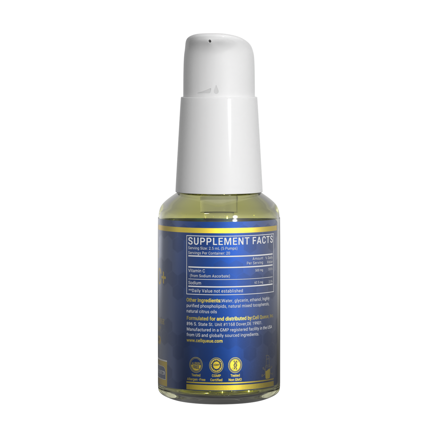 Super C+ Liposomal Vitamin C - 1.7 oz/50ml