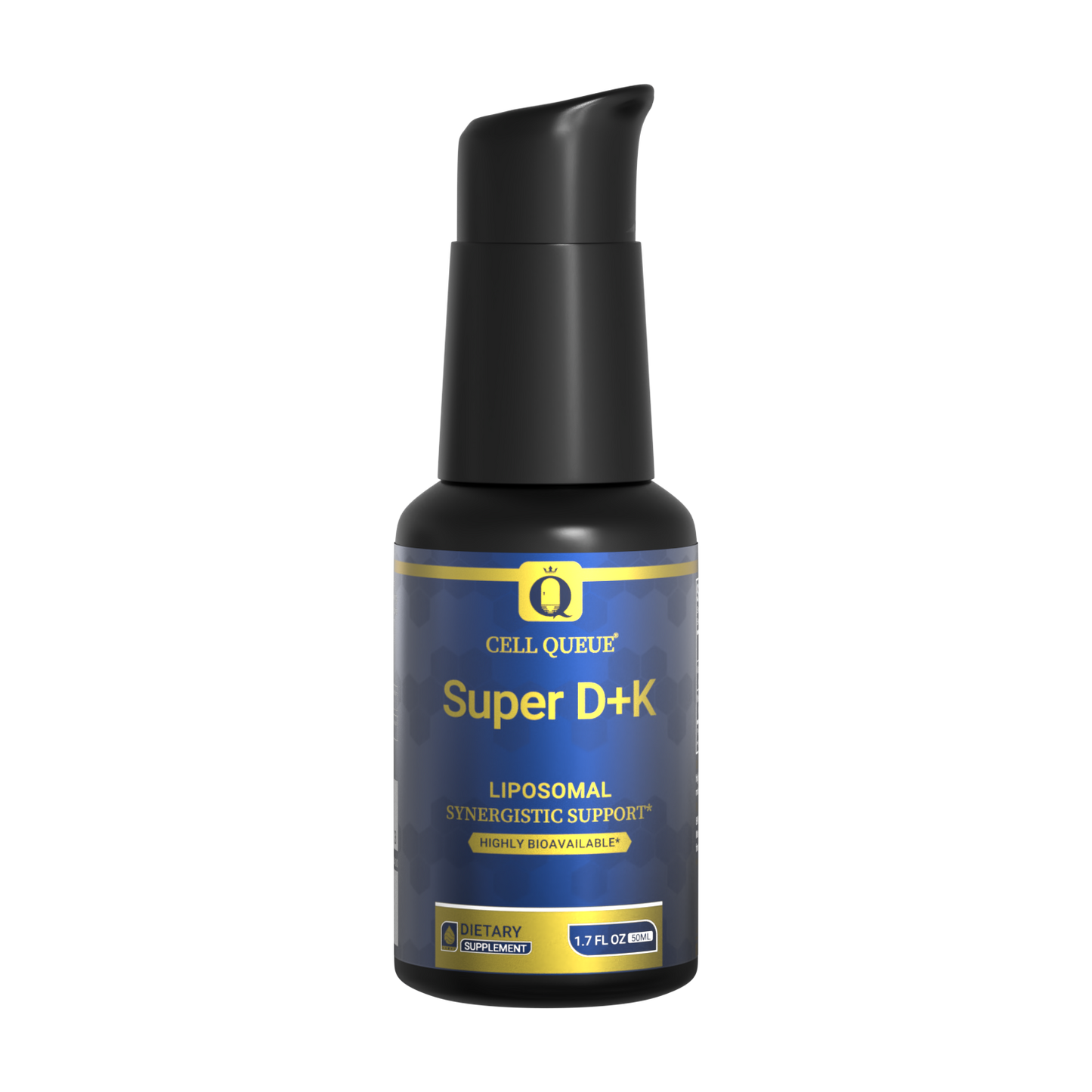 Super Vitamin D3K2(5000IU), For Heart, Bone Health + Immune Support - 1.7 oz/50ml