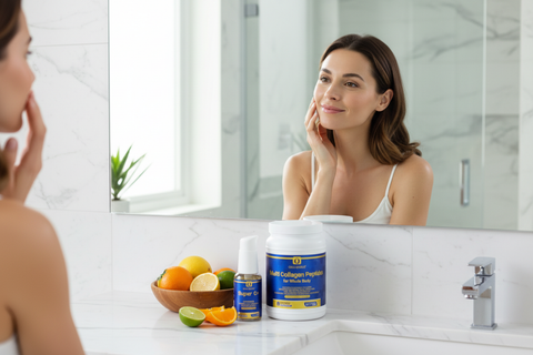 Healthy Skin Starts from Within: The Science of Collagen & Vitamin C for Radiant Skin