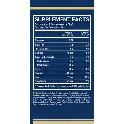 Organic Clean Protein 480g
