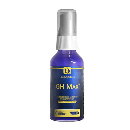 GH Max Spray - Growth hormone-releasing Secretagogue, HGH Secretion Activator, Promotes Muscles Growth & Recovery, protein synthesis & Metabolism, Anti-aging