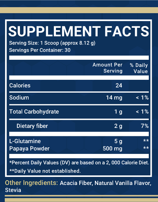 Gluta-Guard, gastrointestinaI and cellular support - 8.6oz(244G)