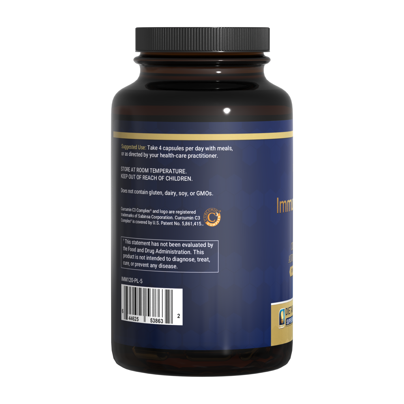 Immune Supreme, Immune Support, balance a healthy inflammatory response 120 Capsules