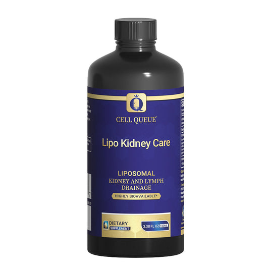 Lipo Kidney Care, Liposomal Kidney Cleanse & Lymphatic Drainage Supplements 3.38 FL OZ (100ML)