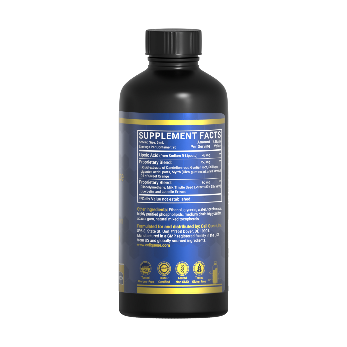 Lipo Liver Sauce, Liposomal Liver Detox & Cleanse Supplement, Supports Bile & Toxin Momentum (100 ml / 3.38 oz)