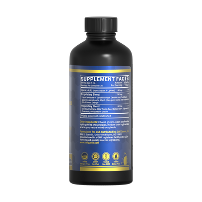 Lipo Liver Sauce, Liposomal Liver Detox & Cleanse Supplement, Supports Bile & Toxin Momentum (100 ml / 3.38 oz)