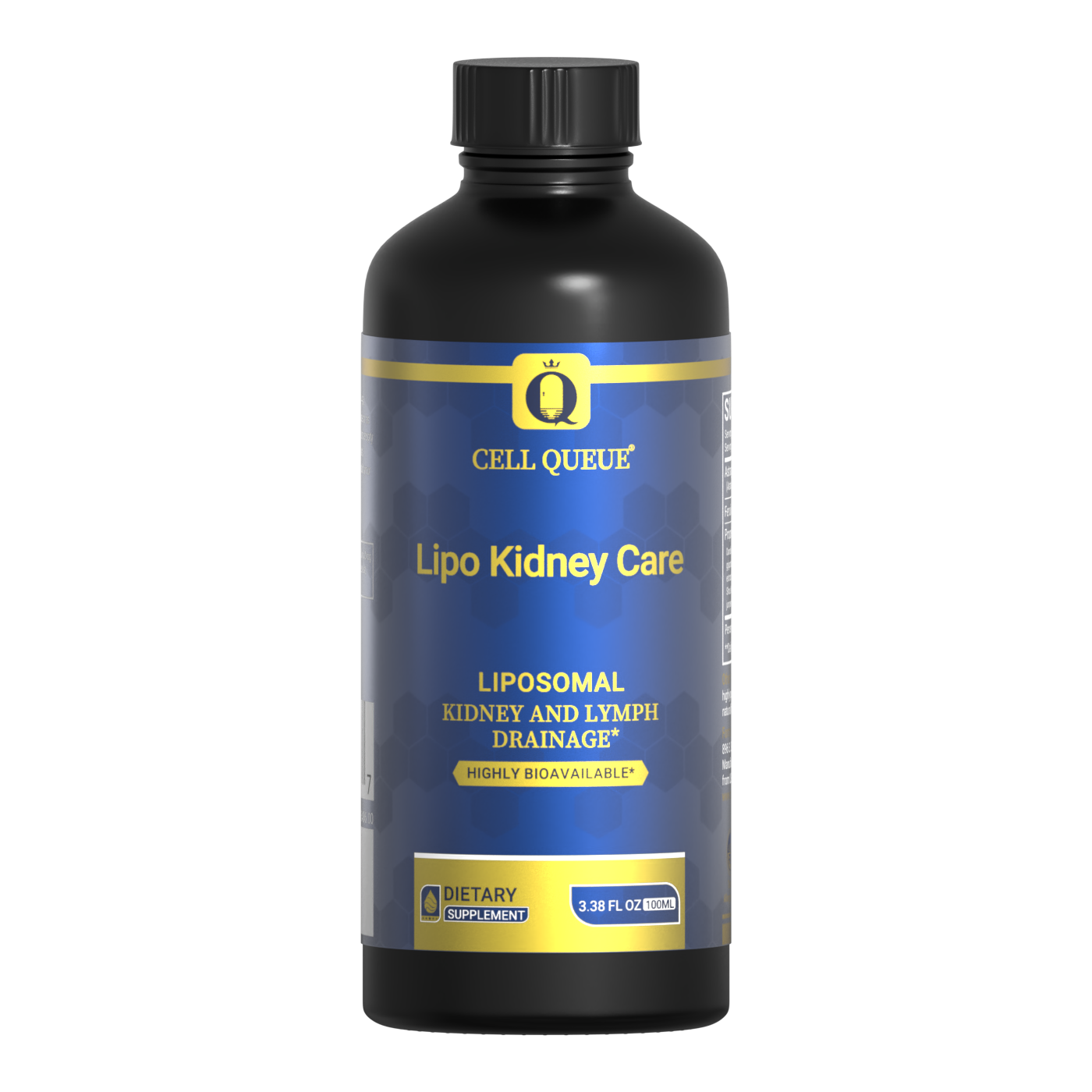 Lipo Kidney Care, Liposomal Kidney Cleanse & Lymphatic Drainage Supplements 3.38 FL OZ (100ML)