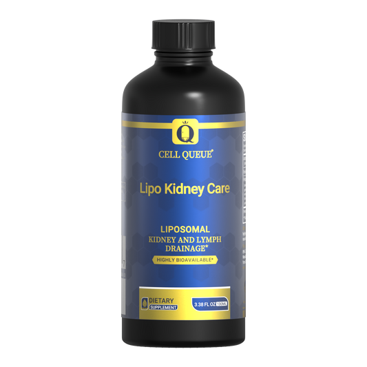 Lipo Kidney Care, Liposomal Kidney Cleanse & Lymphatic Drainage Supplements 3.38 FL OZ (100ML)