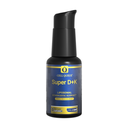 Super Liposomal Vitamin D3K2 MK7 5000IU, For Heart, Bone Health + Immune Support