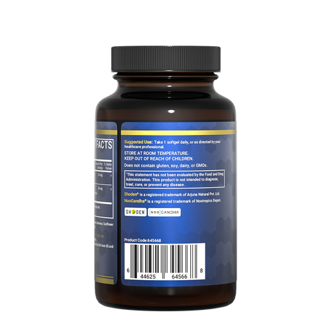 Premium Ashwagandha for Stress Relief, Cortisol Manager, Mood & Focus