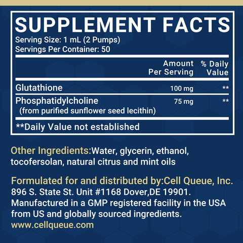 Super GSH Liposomal Glutathione - 1.7 oz